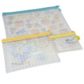 Japan Tom and Jerry Clear Flat Pouch Set - Cheese - 2
