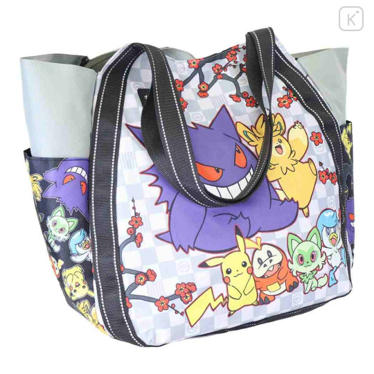 Japan Pokemon Balloon Tote Bag - Sakura Retro - 2