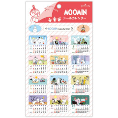 Japan Moomin Calendar Sticker - Little My & Moomintroll : Characters 2027