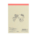 Japan Sanrio B7 Notepad - Hello Kitty & Tiny Chum : Candy Jar Grid Red - 2