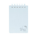 Japan Sanrio A7 Ring Memo - Hello Kitty & Tiny Chum : Grid Red - 3