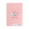 Japan Sanrio A5 Notebook - Hello Kitty & Tiny Chum : Grid Red - 2