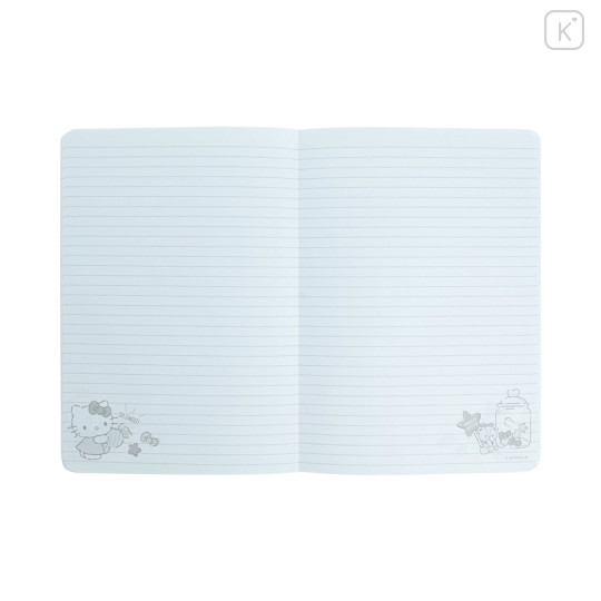 Japan Sanrio A5 Notebook - Hello Kitty & Tiny Chum : Grid Red - 3