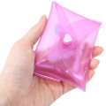 Japan Sanrio Mini Clear Pouch with Carabiner - Usahana - 2