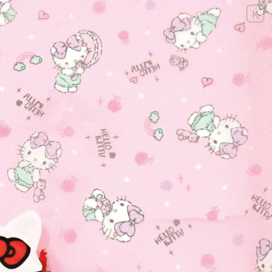 Japan Sanrio Mascot Eco Bag - Hello Kitty : Pink - 5