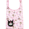 Japan Sanrio Mascot Eco Bag - Kuromi : Pink - 1