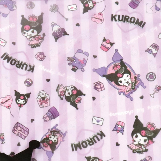Japan Sanrio Mascot Eco Bag - Kuromi : Purple - 5