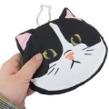 Japan Wonderful Peace Eco Shopping Bag & Mascot Pouch - Cat Swinging Hachiware Black White - 4