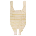 Japan Wonderful Peace Eco Shopping Bag & Mascot Pouch - Cat Swinging Cat breed Beige - 2