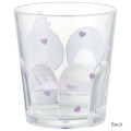 Japan Monchhichi Clear Acrylic Tumbler - Monchhichi-chan & Monchhichi-kun : Colors Purple - 2