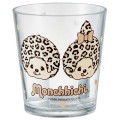 Japan Monchhichi Clear Acrylic Tumbler - Monchhichi-chan & Monchhichi-kun : Colors Leopard - 1