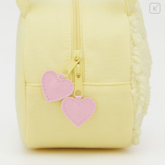 Japan Monchhichi Plush Die-Cut Mascot Handbag - Monchhichi-kun : Colors Yellow Face - 2