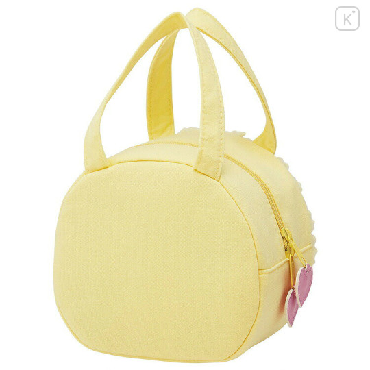 Japan Monchhichi Plush Die-Cut Mascot Handbag - Monchhichi-kun : Colors Yellow Face - 3