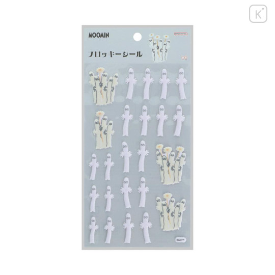 Japan Moomin Flock Sticker - Hattifatteners : Grey - 1