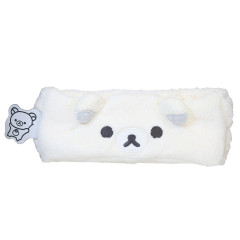 Japan San-X Mascot Spa Headband - Korilakkuma : Basic Rilakkuma Monochrome