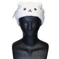 Japan San-X Mascot Spa Headband - Korilakkuma : Basic Rilakkuma Monochrome - 4