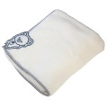Japan San-X Hair Turban - Korilakkuma : Basic Rilakkuma Monochrome Microfiber White - 3