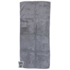 Japan San-X Hair Turban - Rilakkuma : Basic Rilakkuma Monochrome Microfiber Grey