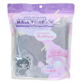 Japan San-X Hair Turban - Rilakkuma : Basic Rilakkuma Monochrome Microfiber Grey - 4