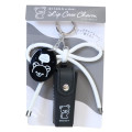 Japan San-X Lip Pouch Keychain Bag Charm - Rilakkuma : Basic Rilakkuma Monochrome - 1