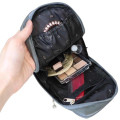 Japan San-X Vertical Cosmetic Pouch - Rilakkuma : Grey - 3