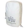 Japan San-X Vertical Cosmetic Pouch - Rilakkuma : Ivory - 1