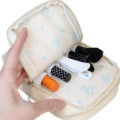 Japan San-X Vertical Cosmetic Pouch - Rilakkuma : Ivory - 4