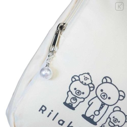 Japan San-X Vertical Cosmetic Pouch - Rilakkuma : Ivory - 5