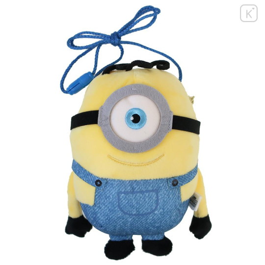 Japan Minions Plush Neck Pouch - Minions & Monsters James - 1