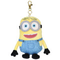 Japan Minions Plush Pass Case Pouch with Reel - Minions & Monsters Henry - 1