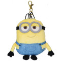 Japan Minions Plush Pass Case Pouch with Reel - Minions & Monsters Ed - 1