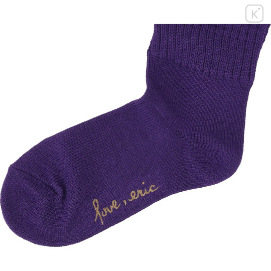 Japan E.G. Smith Color Loose Socks - 110cm Purple - 2