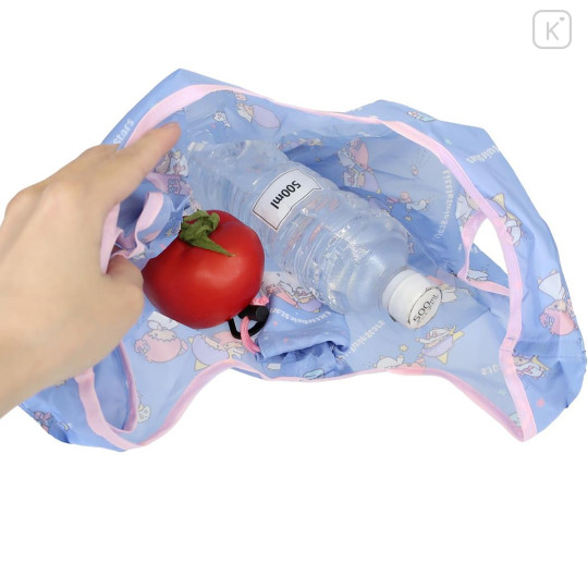 Japan Sanrio Drawstring Storage Mini Eco Bag - Little Twin Stars - 3