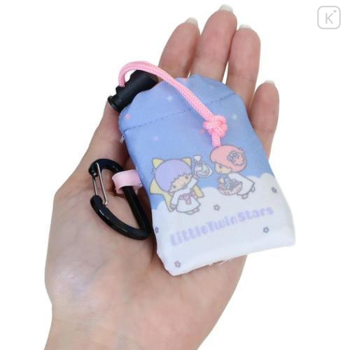 Japan Sanrio Drawstring Storage Mini Eco Bag - Little Twin Stars - 5