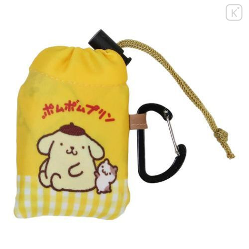 Japan Sanrio Drawstring Storage Mini Eco Bag - Pompompurin - 4