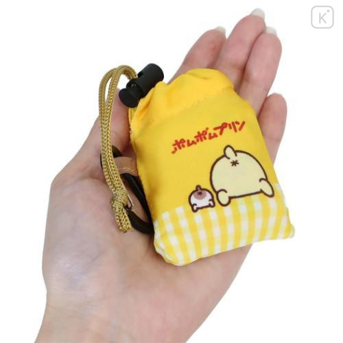 Japan Sanrio Drawstring Storage Mini Eco Bag - Pompompurin - 5