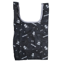 Japan Sanrio Drawstring Storage Mini Eco Bag - Kuromi : Gingham