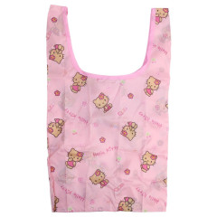 Japan Sanrio Drawstring Storage Mini Eco Bag - Hello Kitty : Pink
