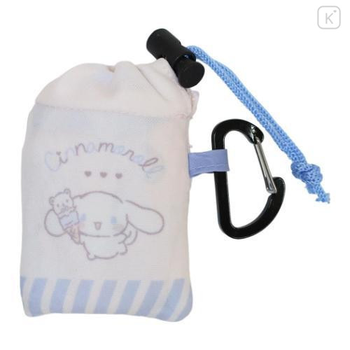 Japan Sanrio Drawstring Storage Mini Eco Bag - Cinnamoroll - 4