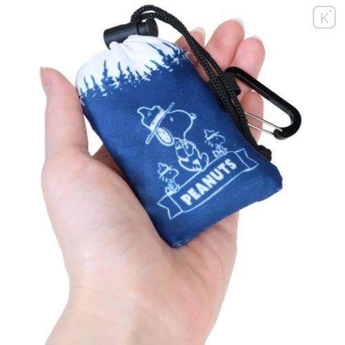 Japan Peanuts Drawstring Storage Mini Eco Bag - Snoopy : Beagle Scout - 4