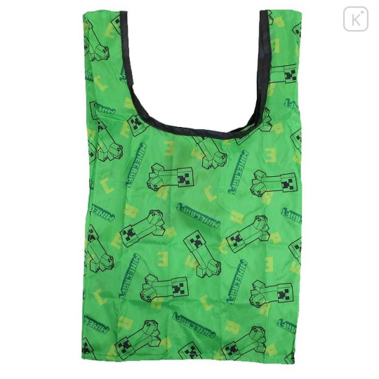 Japan Minecraft Drawstring Storage Mini Eco Bag - Creeper - 1
