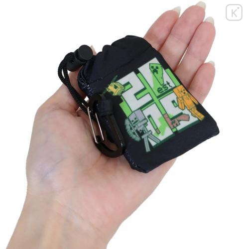 Japan Minecraft Drawstring Storage Mini Eco Bag - Creeper - 5