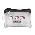 Japan Sanrio Glitter Flat Mini Pouch - Hello Kitty - 1