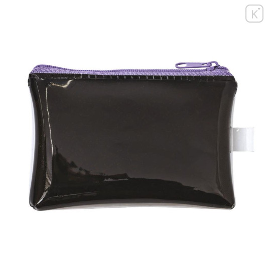 Japan Sanrio Glitter Flat Mini Pouch - Kuromi - 2