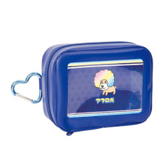 Japan San-X Mini Pouch with Window - Afro Ken