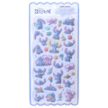 Japan Disney Flocky Drop Sticker - Stitch - 1