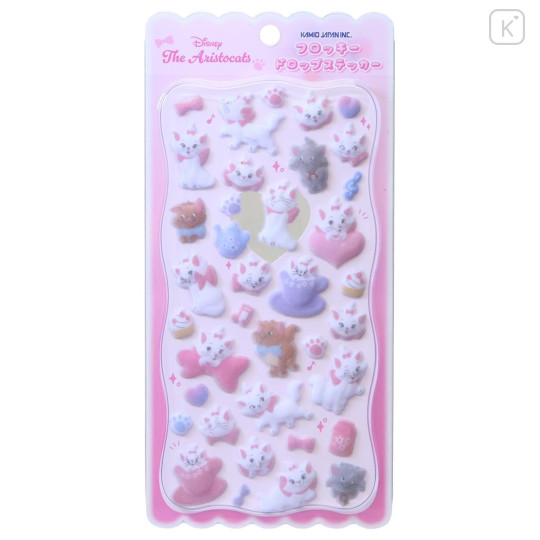 Japan Disney Flocky Drop Sticker - The Aristocats - 1
