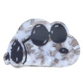 Japan Peanuts Hair Claw Clip - Snoopy : Joe Cool Pearl Marble - 1
