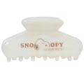 Japan Peanuts Hair Claw Clip - Snoopy : Pearl Marble Ivory - 1