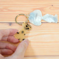 Japan Peanuts Acrylic Keychain 2 Charm - Snoopy : Joe Cool Pearl Marble Leopard Bone - 2